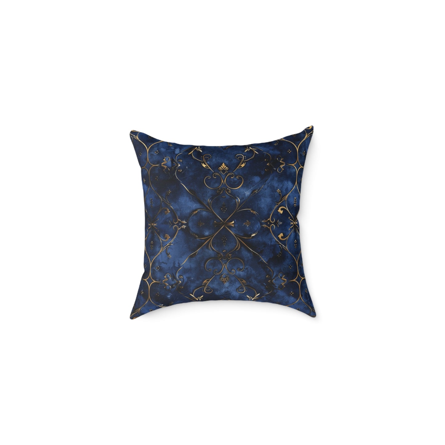 Elegant Blue Patterned Throw Pillow | Decorative Cushion for Home Decor, Gift for Her, Cozy Living Room, Modern Decor, Housewarming Gift