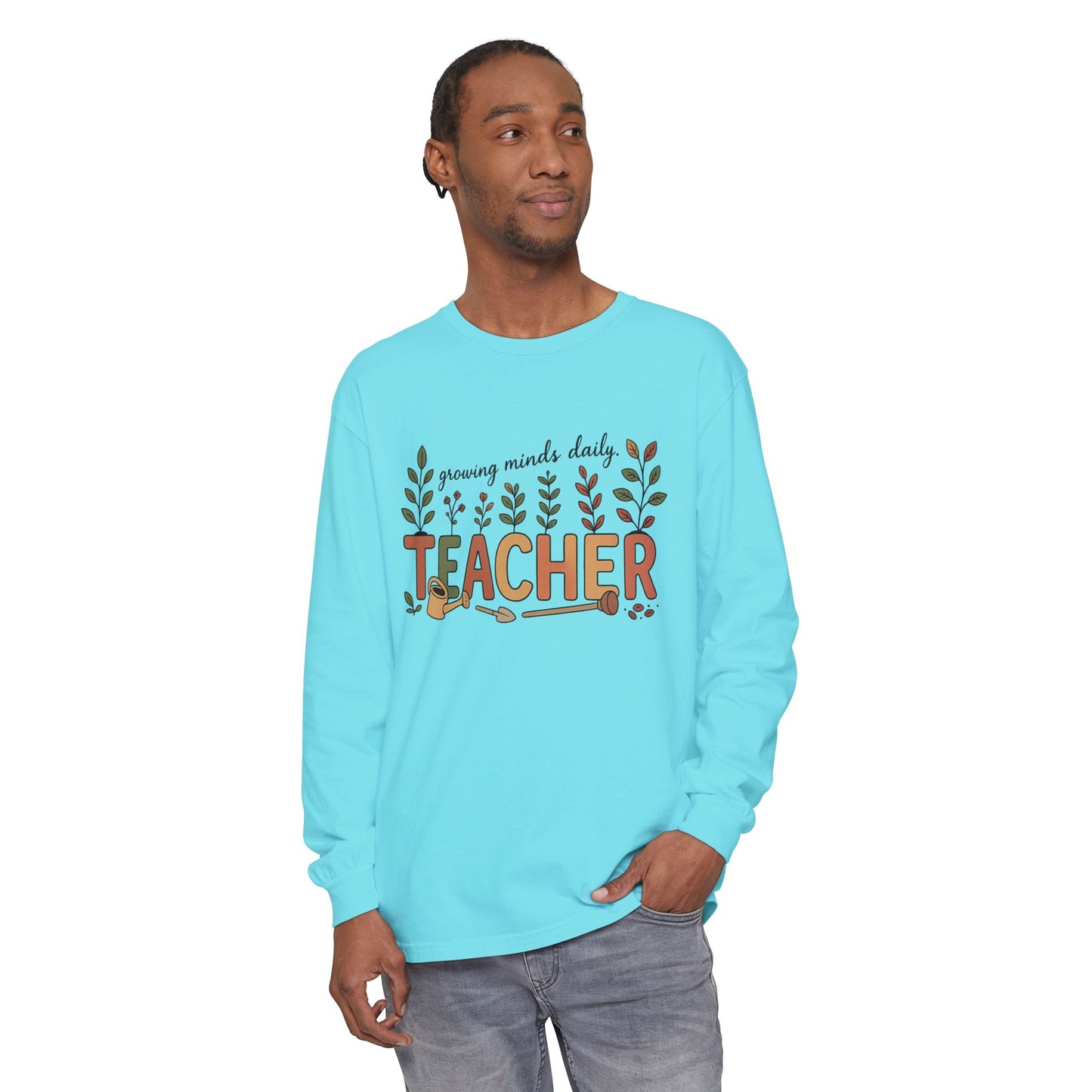 Teacher Long Sleeve T-Shirt, Gift for Teachers, Educational Apparel, Cute Teacher Shirt, Back to School Outfit