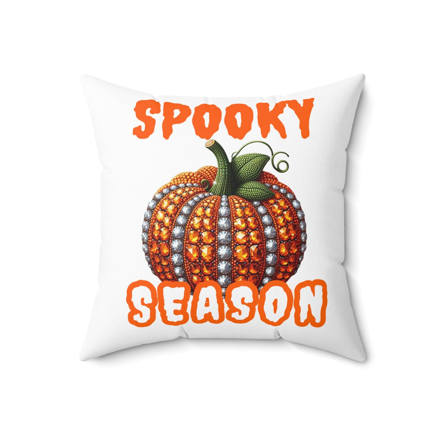 Halloween Decorative Pillow, Spooky Season Cushion, Fall Home Decor, Pumpkin Throw Pillow, Holiday Gift Idea