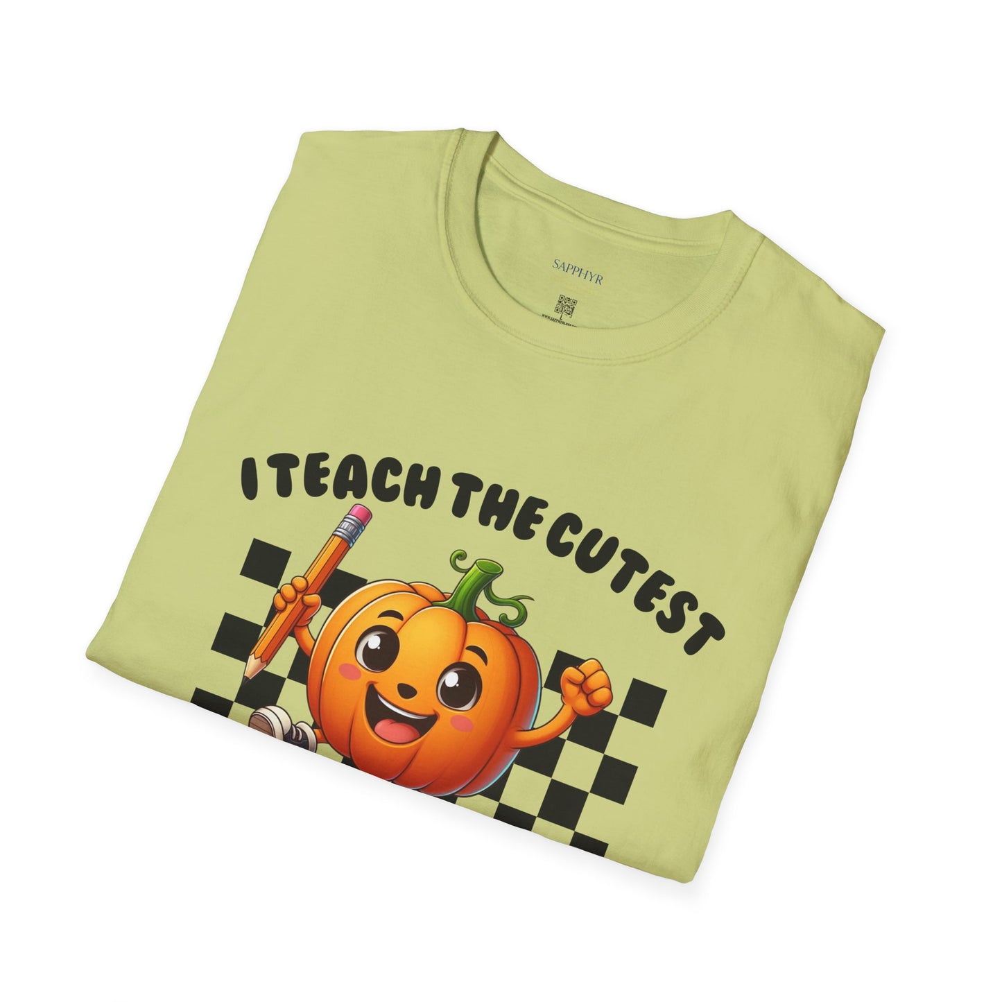 Pumpkin Teacher T-Shirt, Fall Apparel, Autumn Vibes, Halloween Gift, Cute Teacher Shirt, Back to School Tee
