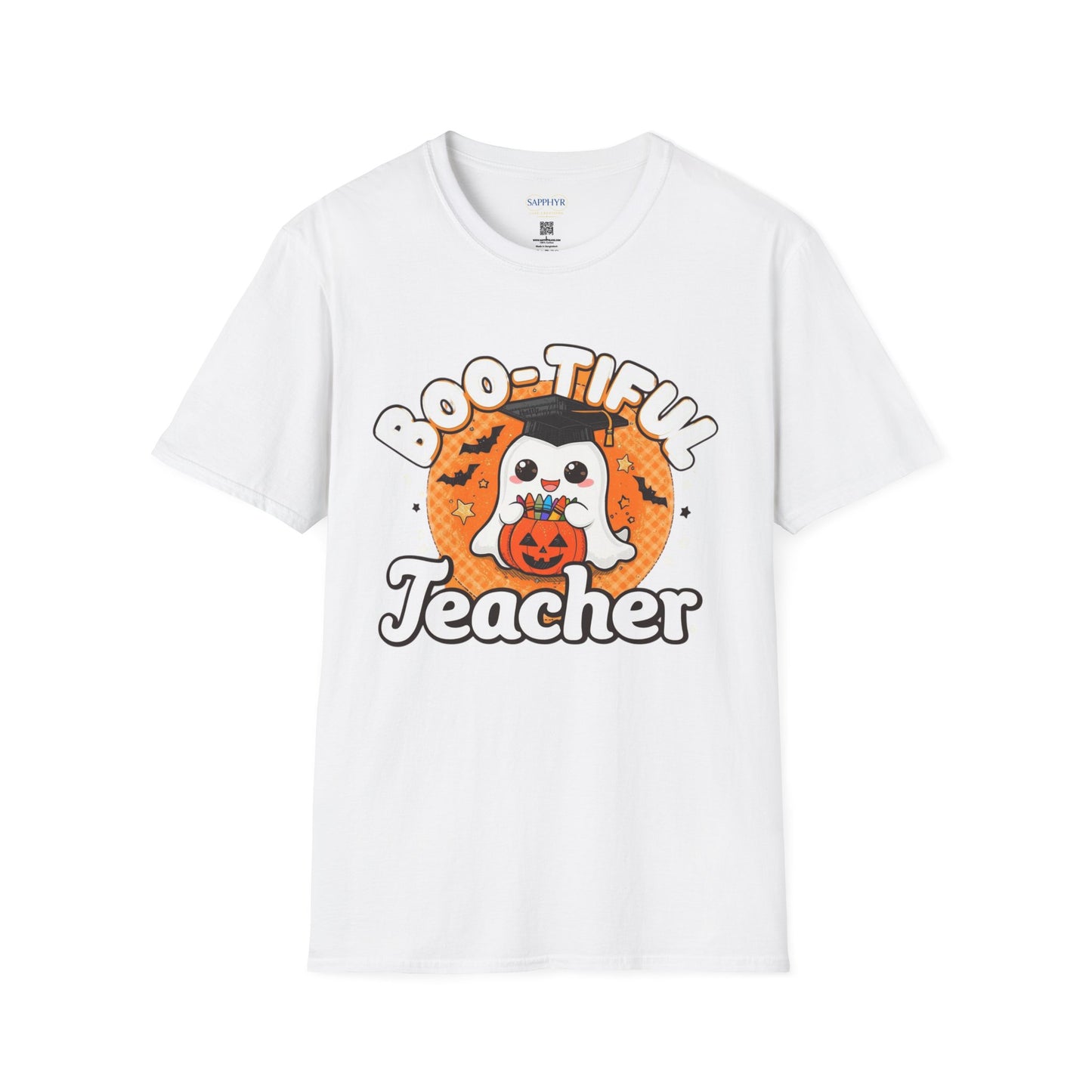 Boo-tiful Teacher T-Shirt, Funny Teacher Shirt, Halloween Gift, Unisex Tee, Fall Apparel, Cute Classroom Shirt, Ghost Design