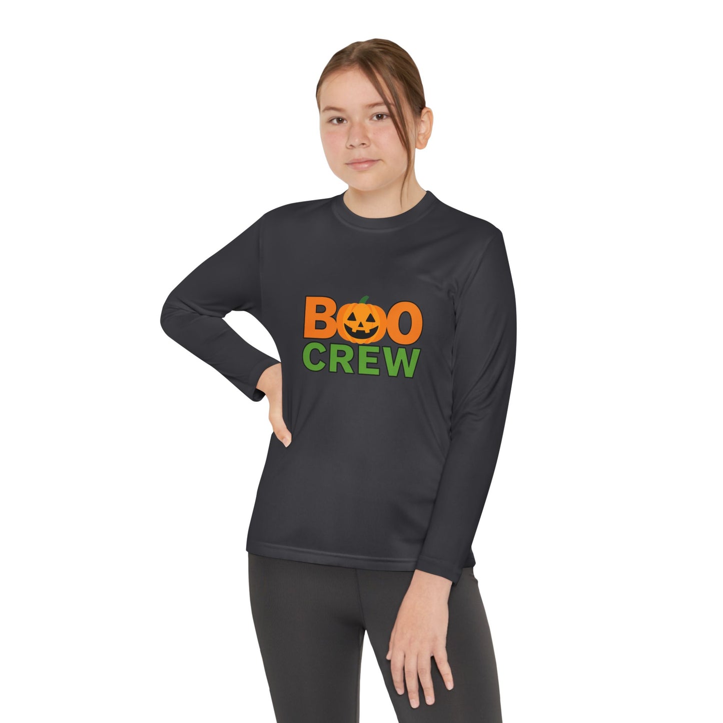 Youth Long Sleeve Boo CrewTee