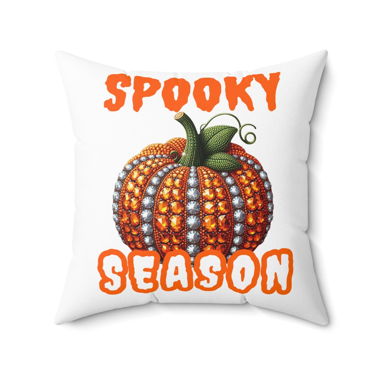 Halloween Decorative Pillow, Spooky Season Cushion, Fall Home Decor, Pumpkin Throw Pillow, Holiday Gift Idea