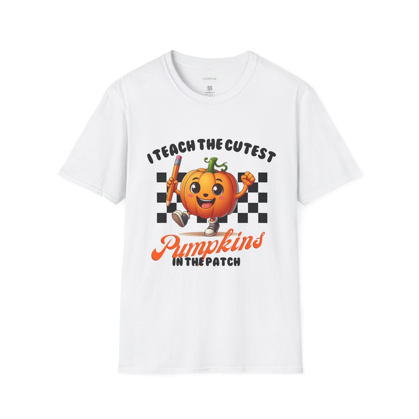 Pumpkin Teacher T-Shirt, Fall Apparel, Autumn Vibes, Halloween Gift, Cute Teacher Shirt, Back to School Tee
