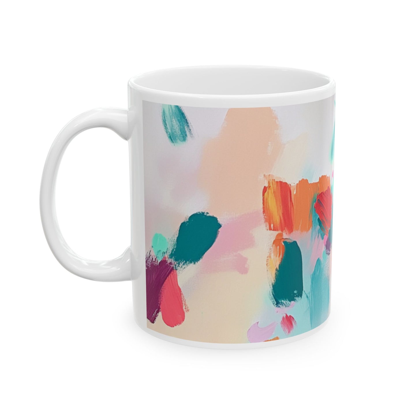 Bold Vibes Ceramic Mug - Colorful Art for Coffee & Tea Lovers