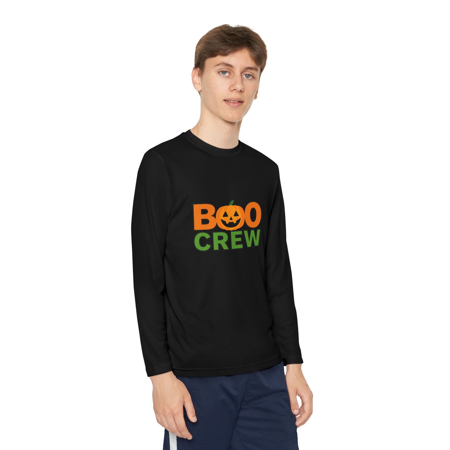 Youth Long Sleeve Boo CrewTee