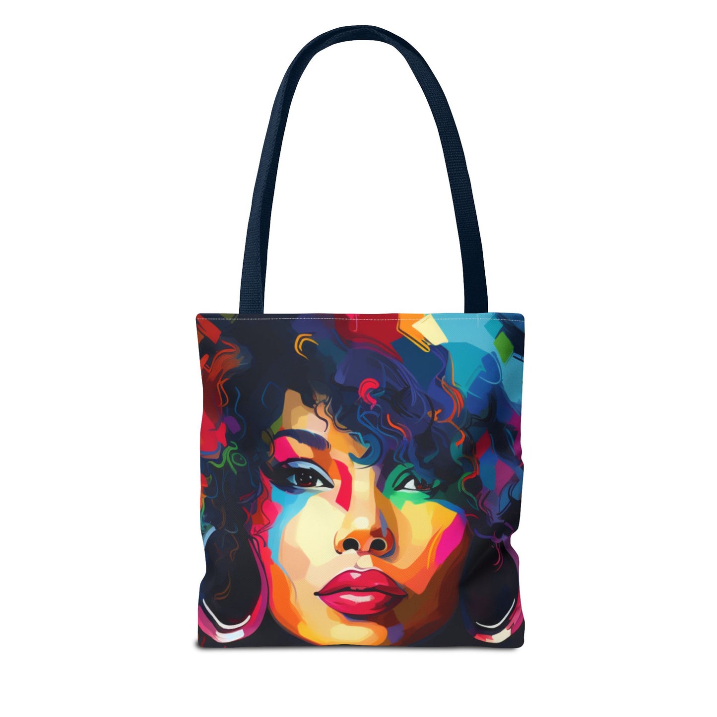 Colorful Afro Woman Tote Bag - Stylish and Functional for Everyday Use
