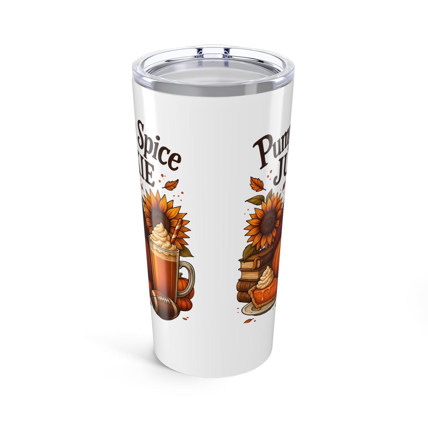 Pumpkin Spice Love Tumbler 20oz | Fall Coffee Mug | Seasonal Gift | Autumn Vibes | Perfect for Coffee Lovers | Thanksgiving Decor