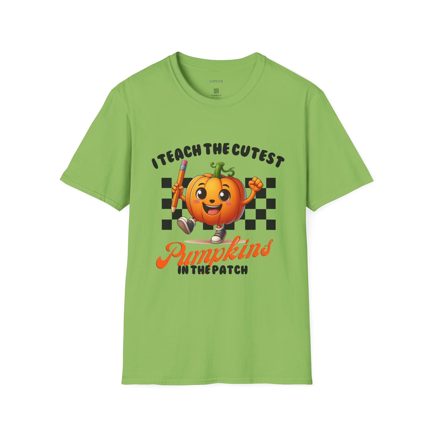 Pumpkin Teacher T-Shirt, Fall Apparel, Autumn Vibes, Halloween Gift, Cute Teacher Shirt, Back to School Tee