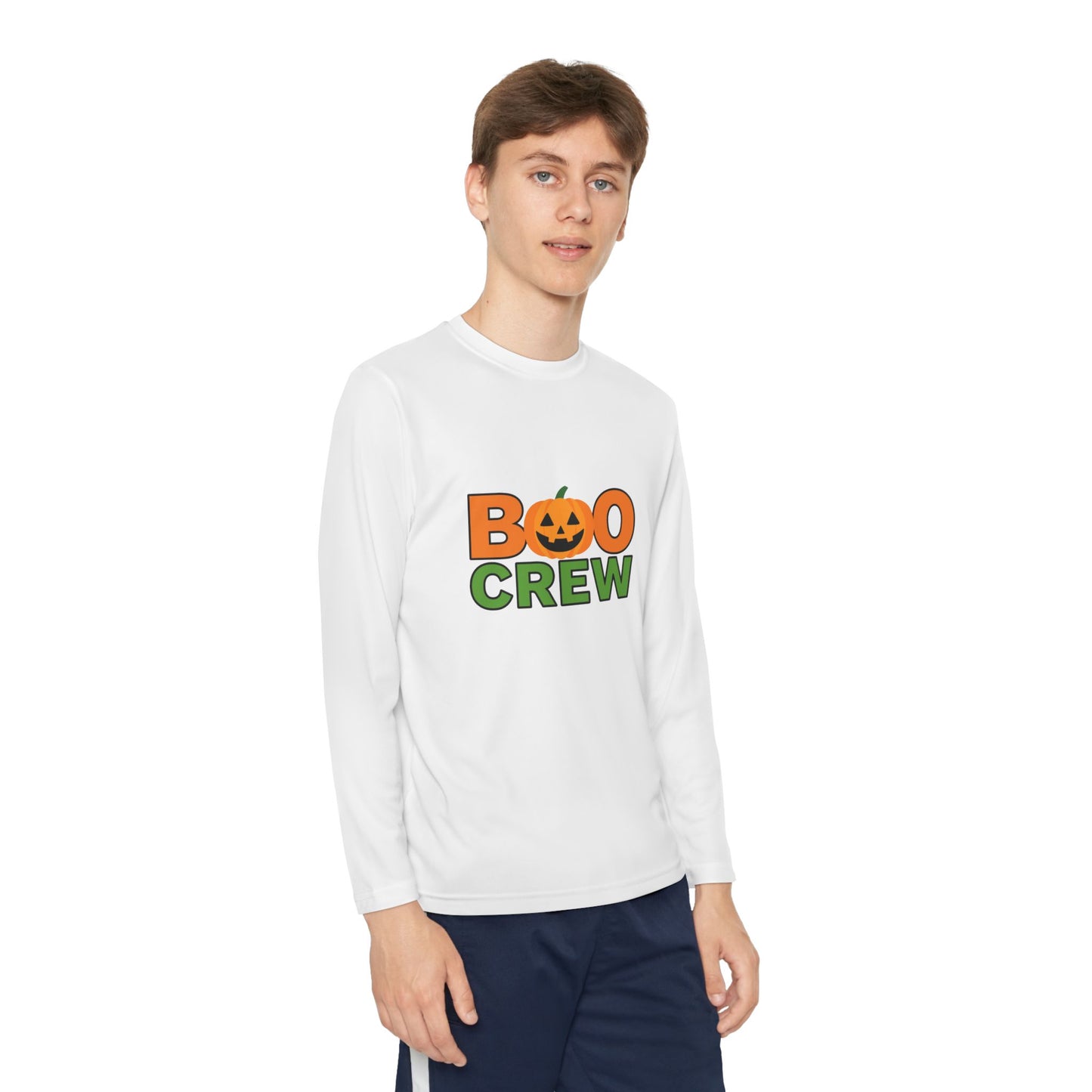 Youth Long Sleeve Boo CrewTee