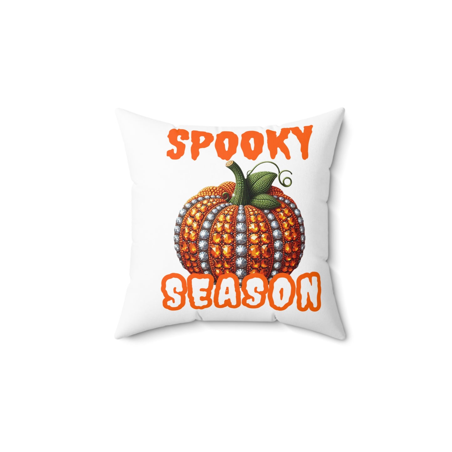 Halloween Decorative Pillow, Spooky Season Cushion, Fall Home Decor, Pumpkin Throw Pillow, Holiday Gift Idea