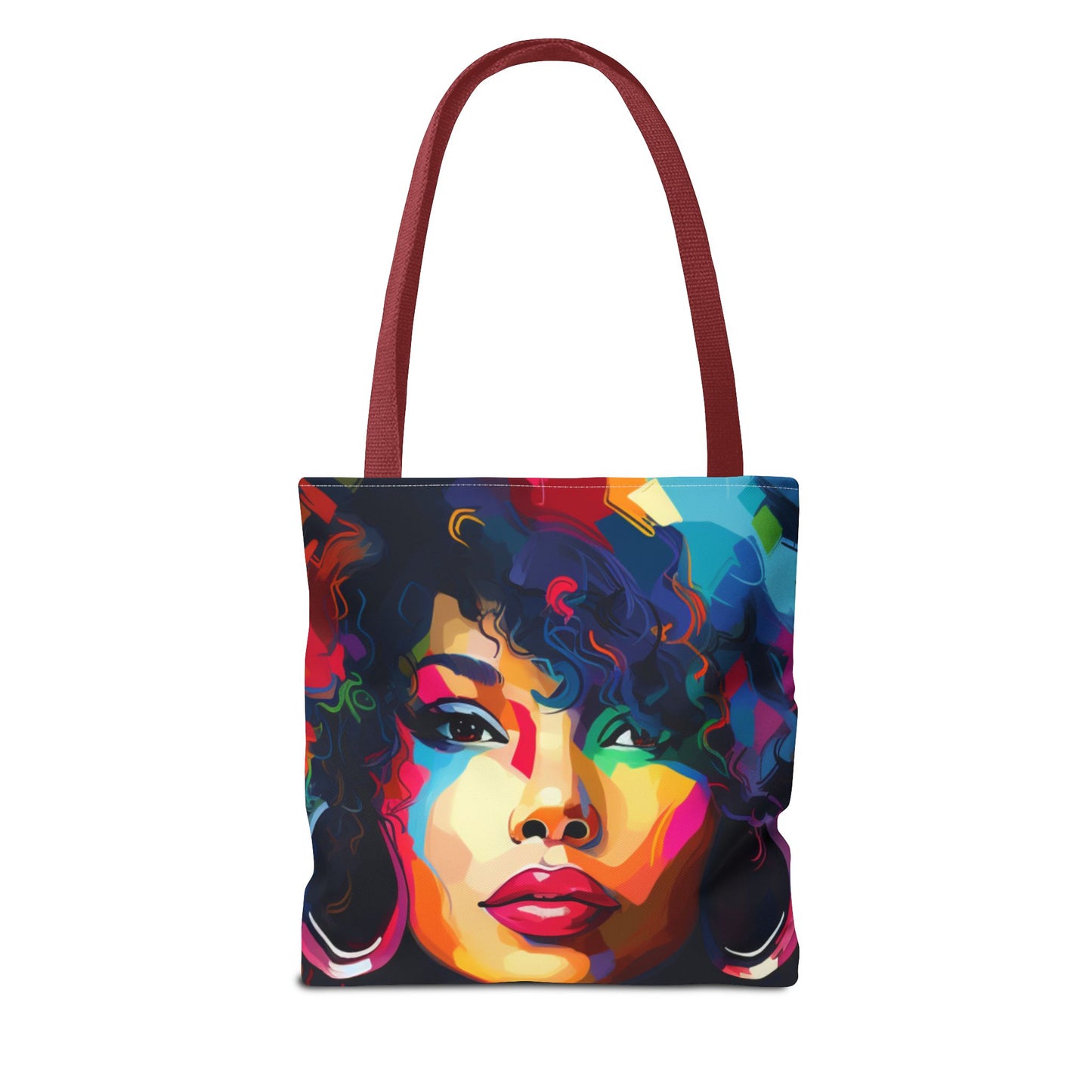 Colorful Afro Woman Tote Bag - Stylish and Functional for Everyday Use