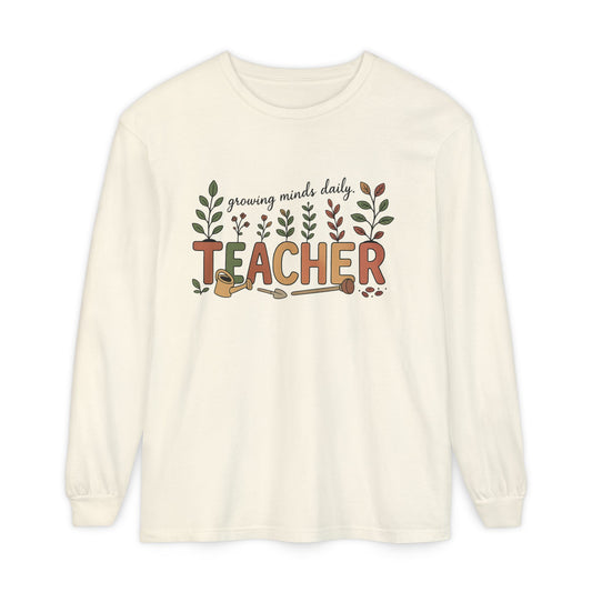 Teacher Long Sleeve T-Shirt, Gift for Teachers, Educational Apparel, Cute Teacher Shirt, Back to School Outfit