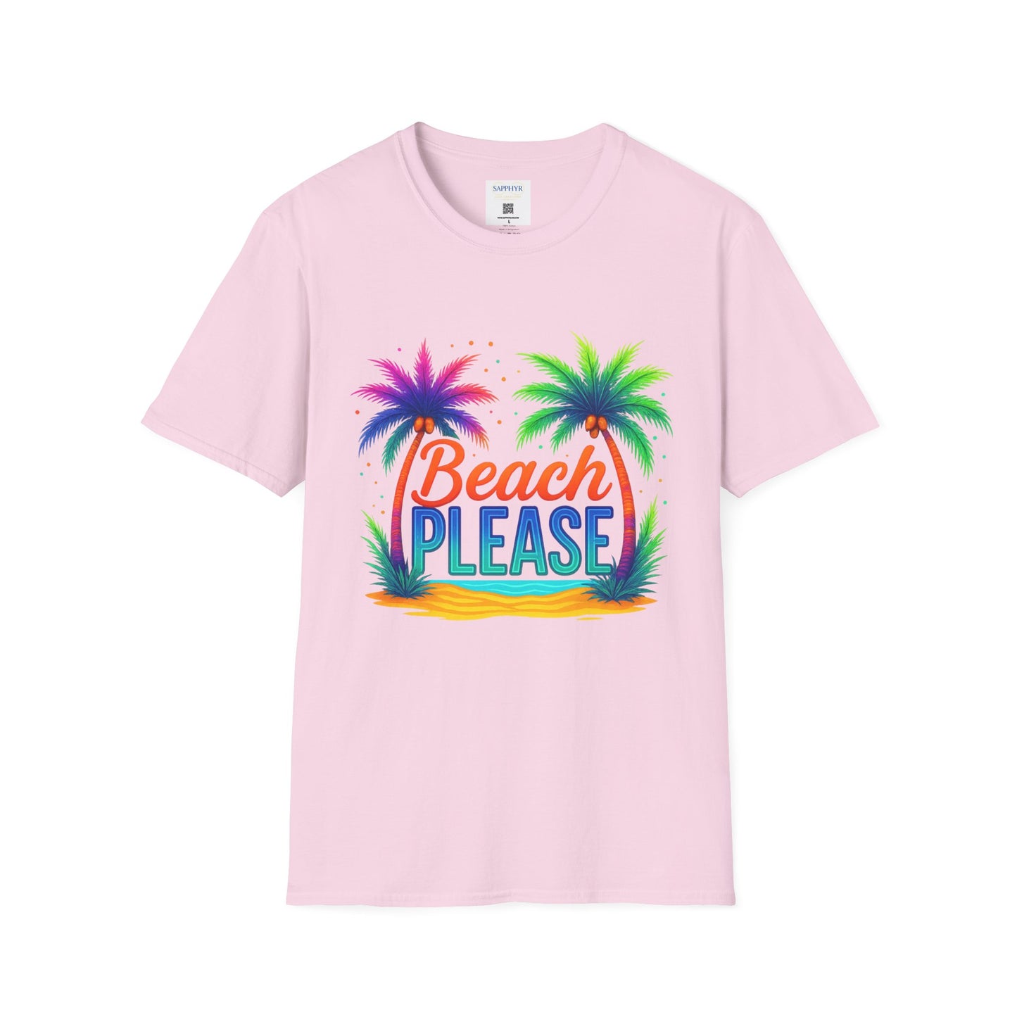Beach Please Unisex T-Shirt | Vacation Vibes Tee | Summer Casual Wear | Perfect for Beach Days, Gift for Travel Lovers, Fun Apparel