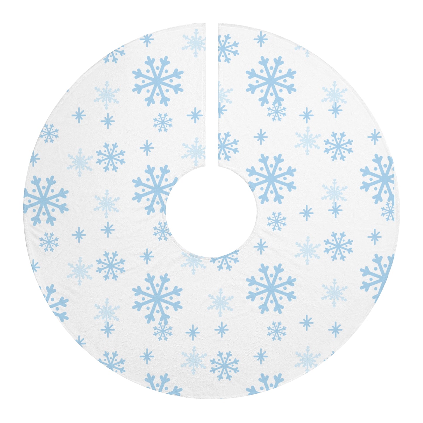 Snowflake Winter Christmas Tree Skirt
