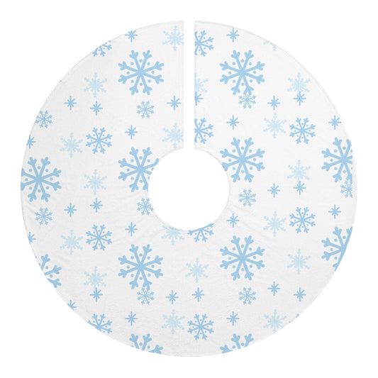 Snowflake Winter Christmas Tree Skirt