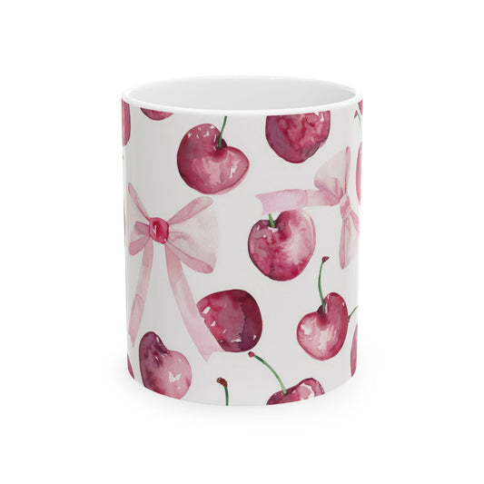 Cherry Blossom Ceramic Mug - 11oz & 15oz Tea/Coffee Cup