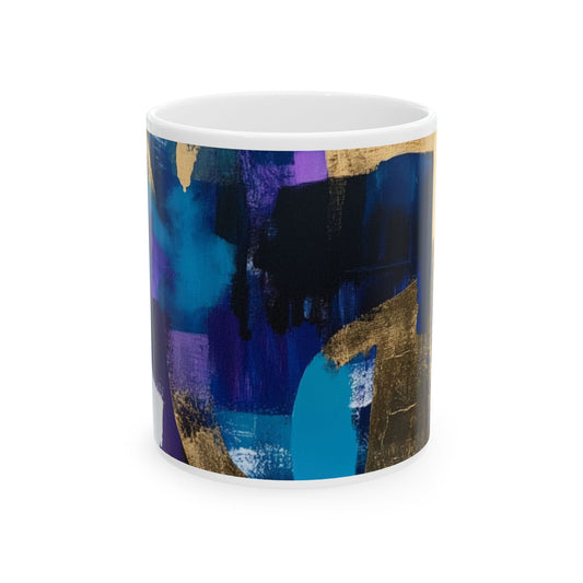 Vibrant Abstract Art Ceramic Mug - 11oz & 15oz