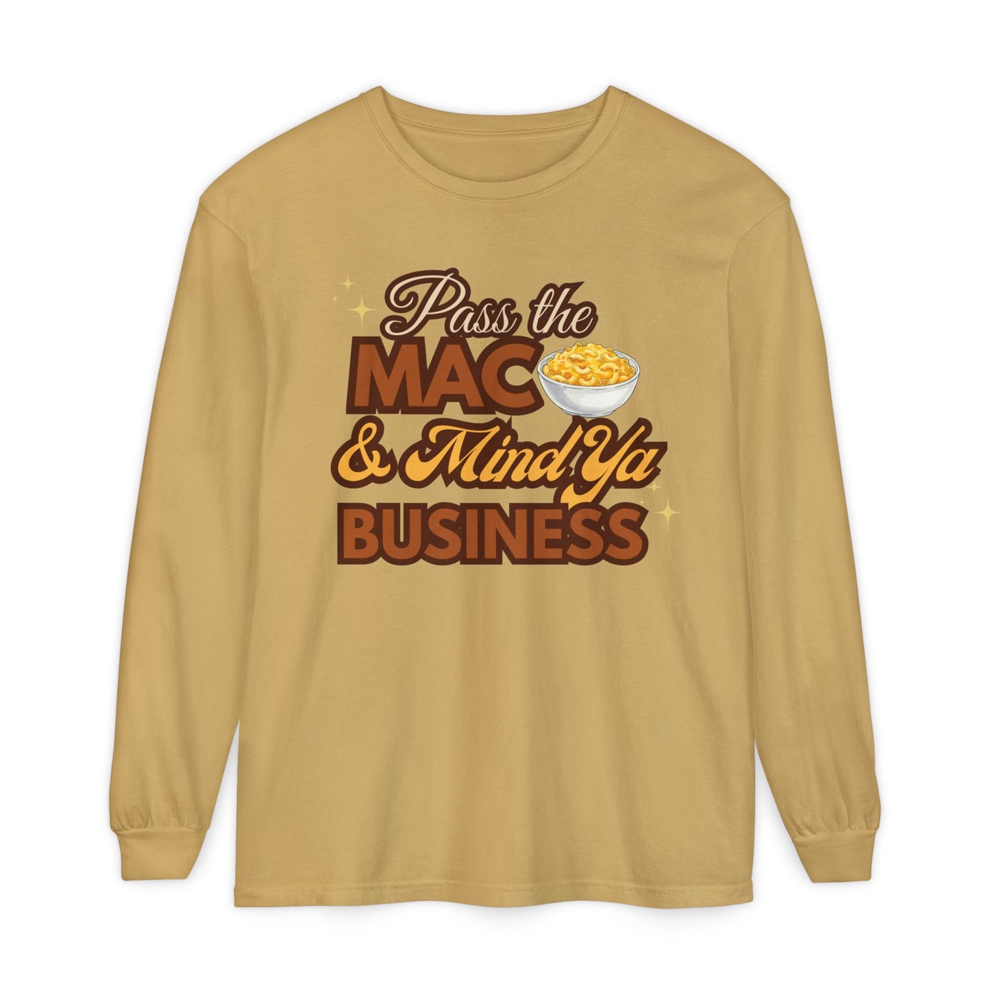 Holiday Dinner Drama Tee – Pass the Mac & Mind Ya Business
