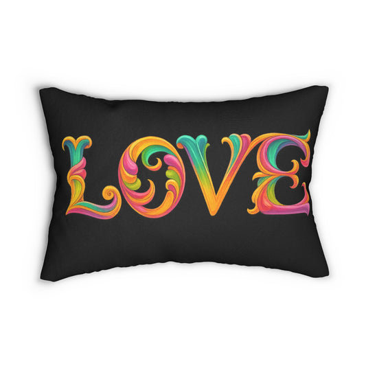 Spun Polyester Lumbar Pillow