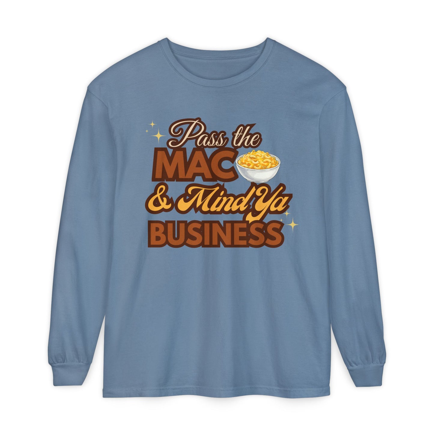 Holiday Dinner Drama Tee – Pass the Mac & Mind Ya Business