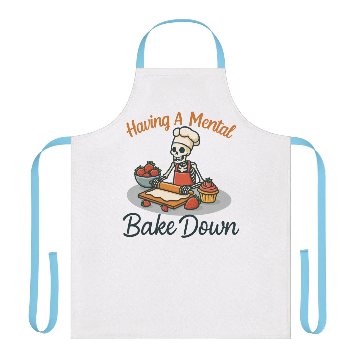 Fun Baking Apron for Mental Health Awareness, Culinary Gift, Cooking with Humor, Kitchen Decor, Unique Chef Apron, Birthday Gift, Bake [...]