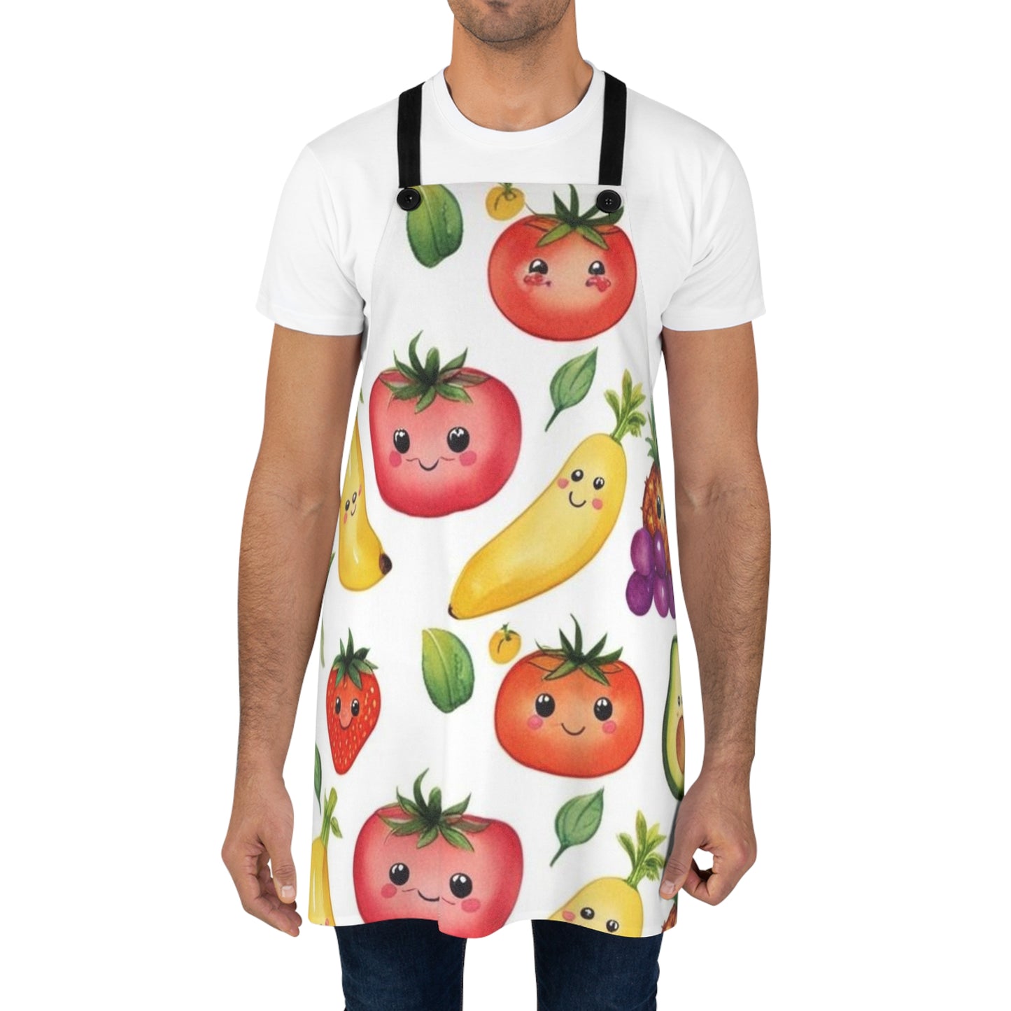 Cute Fruit-Themed Kitchen Apron - Perfect Gift for Home Chefs & Baking Enthusiasts
