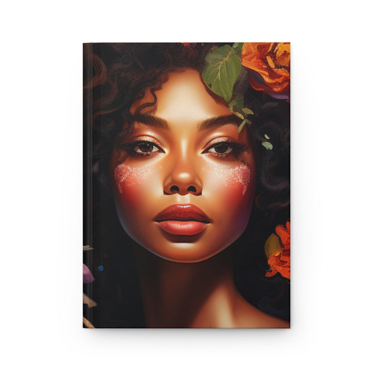 Floral & Butterfly Hardcover Journal - Matte Finish, Women’s Empowerment, Inspirational Gift