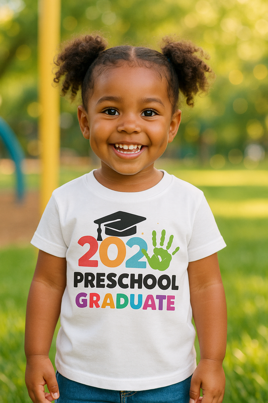 Toddler Preschool Graduate Tee - 2025 Celebration Shirt