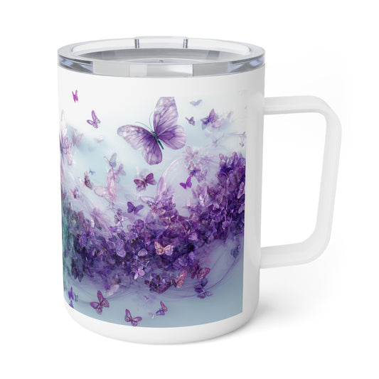 Warm Heart Floral Insulated Coffee Mug - 10oz