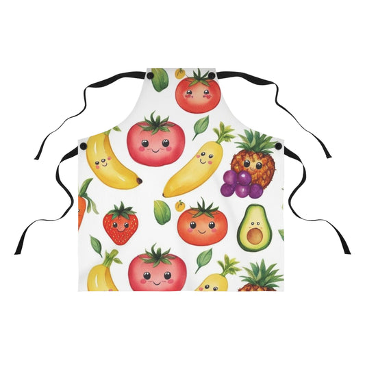 Cute Fruit-Themed Kitchen Apron - Perfect Gift for Home Chefs & Baking Enthusiasts