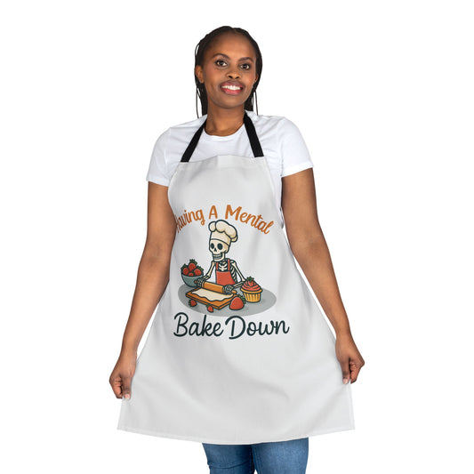 Fun Baking Apron for Mental Health Awareness, Culinary Gift, Cooking with Humor, Kitchen Decor, Unique Chef Apron, Birthday Gift, Bake [...]