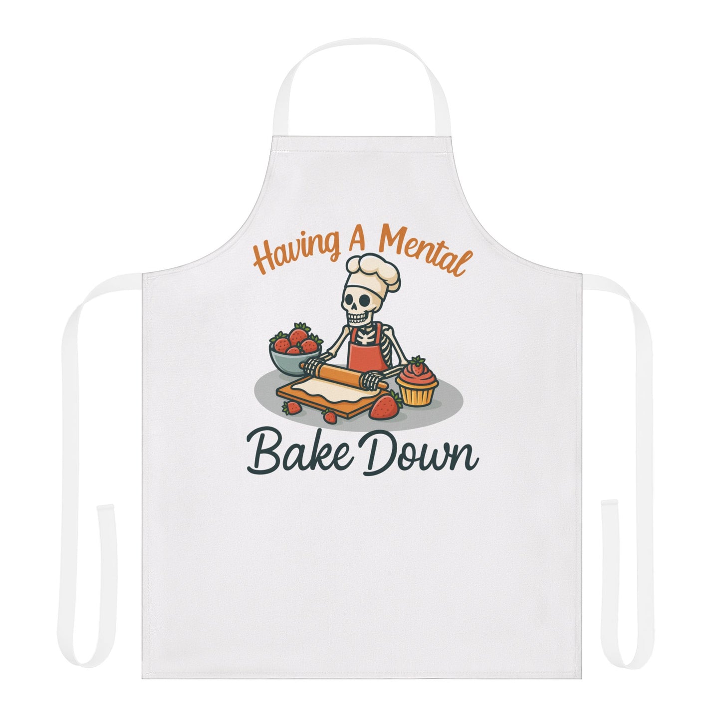 Fun Baking Apron for Mental Health Awareness, Culinary Gift, Cooking with Humor, Kitchen Decor, Unique Chef Apron, Birthday Gift, Bake [...]
