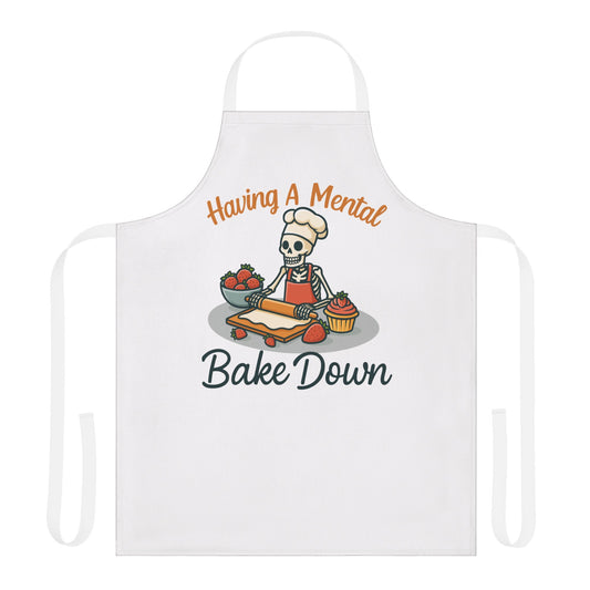 Fun Baking Apron for Mental Health Awareness, Culinary Gift, Cooking with Humor, Kitchen Decor, Unique Chef Apron, Birthday Gift, Bake [...]