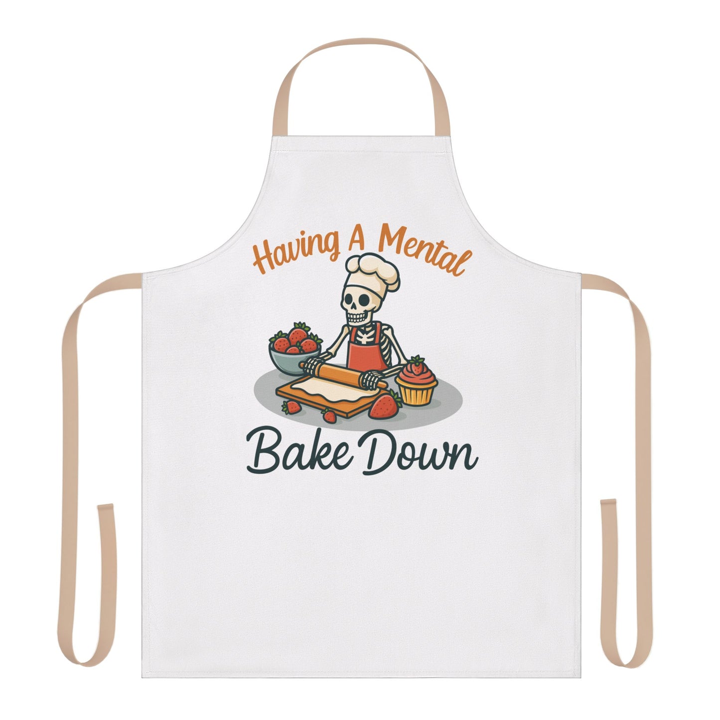 Fun Baking Apron for Mental Health Awareness, Culinary Gift, Cooking with Humor, Kitchen Decor, Unique Chef Apron, Birthday Gift, Bake [...]