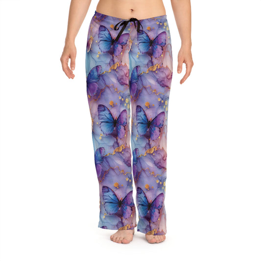 Dreamy Butterfly Women's Pajama Pants - Cozy Sleepwear for Relaxation