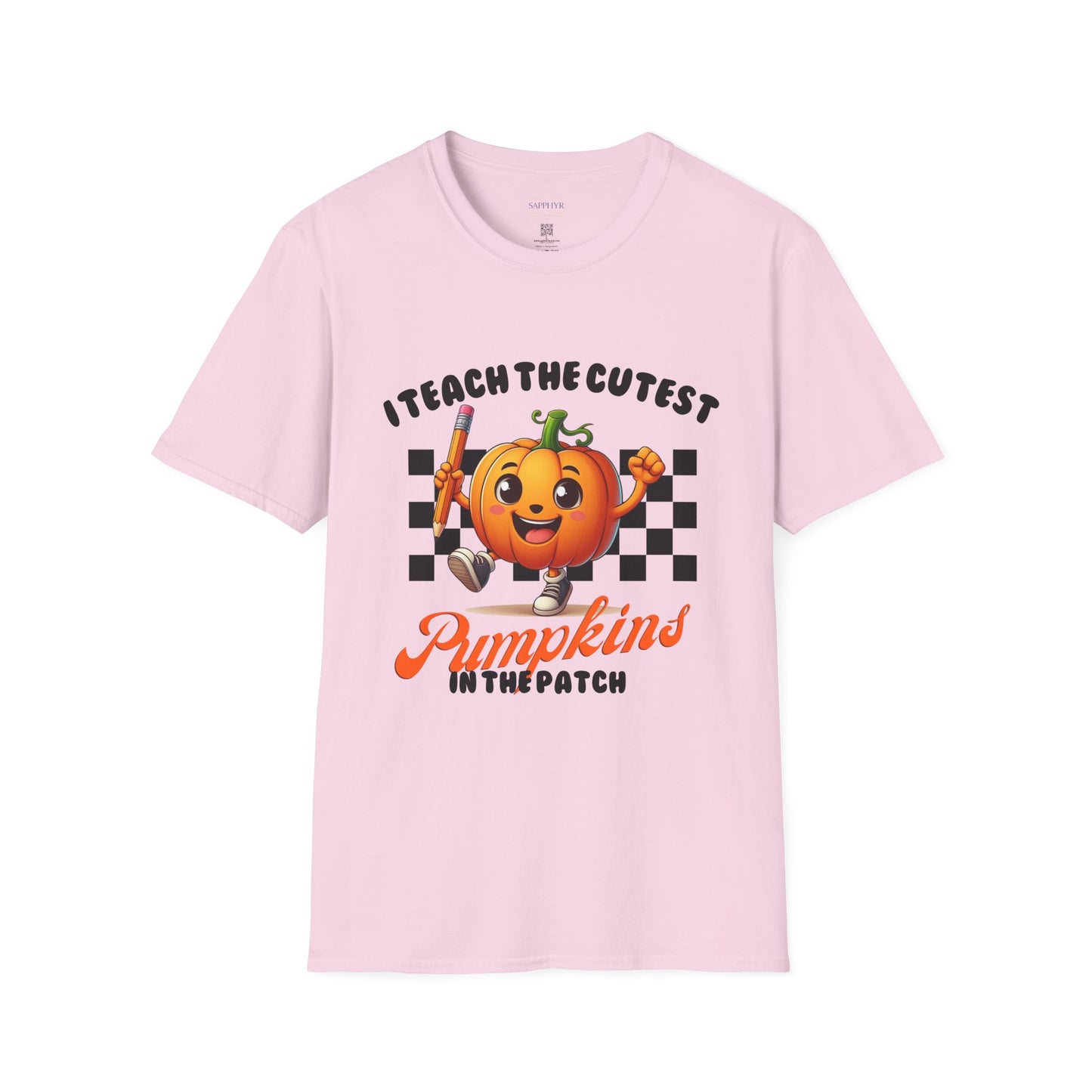 Pumpkin Teacher T-Shirt, Fall Apparel, Autumn Vibes, Halloween Gift, Cute Teacher Shirt, Back to School Tee
