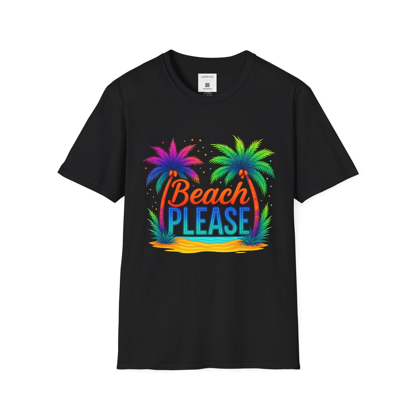 Beach Please Unisex T-Shirt | Vacation Vibes Tee | Summer Casual Wear | Perfect for Beach Days, Gift for Travel Lovers, Fun Apparel
